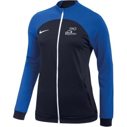 Sweat jacket Nike Badminton Chaponnay Val d'Ozon Navy Blue for women