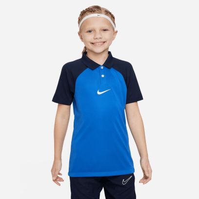 Polo Nike Academy Pro Bleu Royal pour enfant