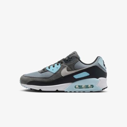 chaussures nike air max 90 gris bleu pour homme dm0029 009