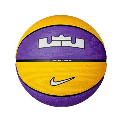 Balón de baloncesto Nike Playground Morado y Amarillo para unisex