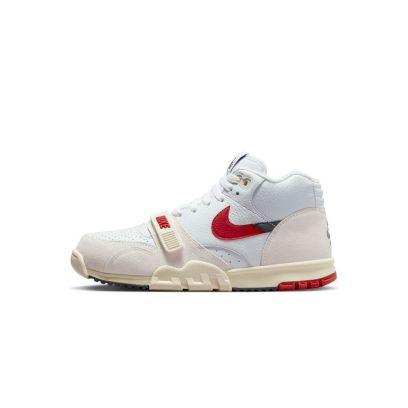 chaussures nike air trainer 1 blanc rouge homme dz2547 100