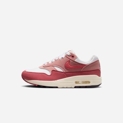 Schuhe Nike Air Max 1 '87 Weiß & Rot für frau