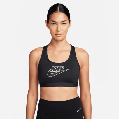 Brassière Nike Swoosh Noir pour femme