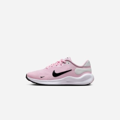 chaussures nike revolution rose blanc enfant fb7689 600