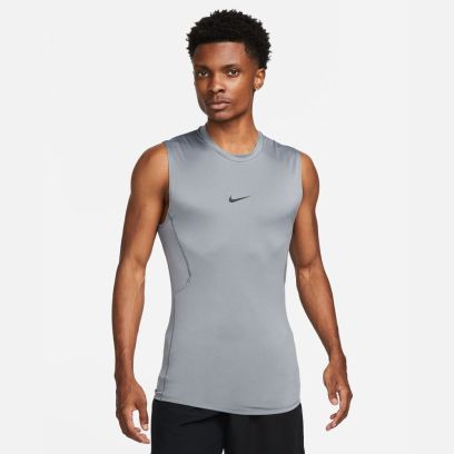 haut de fitness nike pro dri fit gris homme fb7914 084