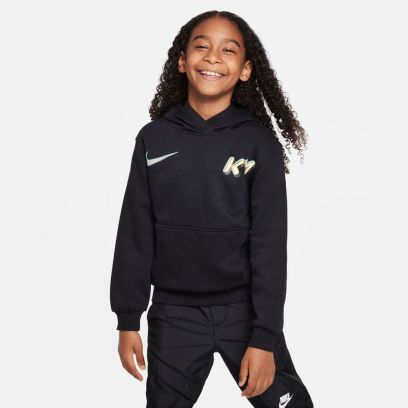 sweat a capuche km noir pour enfant fd3144 010