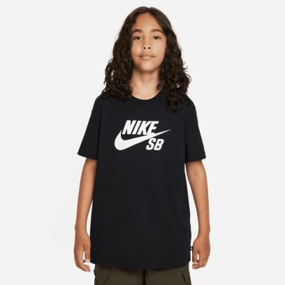 t shirt nike sb noir pour enfant fd4001 010