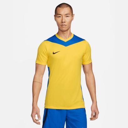 smaillot nike dri fit park derby iv jaune homme fd7430 720