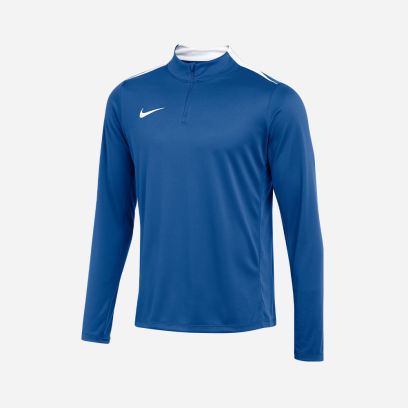 sweat 1 4 zip nike dri fit bleu homme fd7667 467