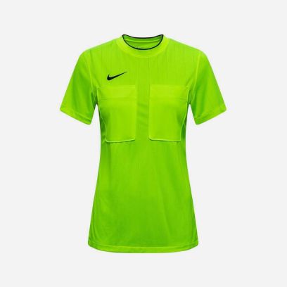 maillot arbitre nike dri fit referee ii jaune femme fv3357 702