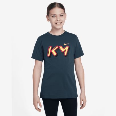 t shirt nike km bleu marine pour enfant fz5176 418