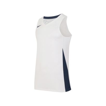 Maillot de basket Nike Team Blanc & Bleu Marine pour enfant