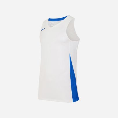 Maglia da basket Nike Team Blu Bianco e Reale per uomo