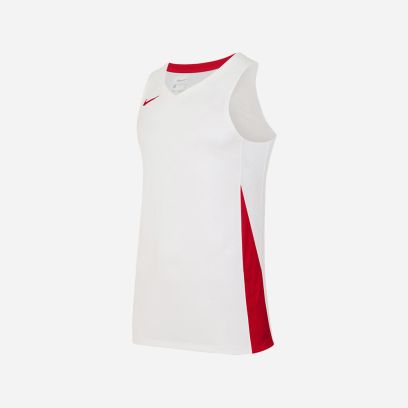 Maglia da basket Nike Team Bianco e Rosso per uomo