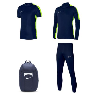 Ensemble Nike homme Pack 4 pièces Maillot Academy 23 Haut 1/4 zip Academy 23 Pantalon de survêtement Academy 23 Sac à dos Academy Team DR1336 DR1352 DR1666 DV0761