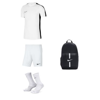 Ensemble Nike enfant Pack 4 pièces Maillot Academy 23 Short Park III Chaussettes Strike Crew Sac à dos Academy Team Youth DR1343 BV6865 DH6620 DA2571