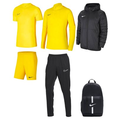 Ensemble Nike enfant Pack 6 pièces Maillot Academy 23 Short Park III Haut 1/4 zip Academy 23 Pantalon de survêtement Academy 23 Sac à dos Academy Team Youth Veste doublée Team Fall DR1343 BV6865 DR1356 DR1676 DA2571 CW6159