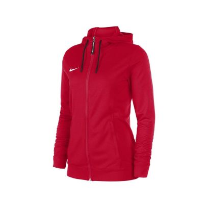 Veste à capuche de basket Nike Team Rouge pour femme