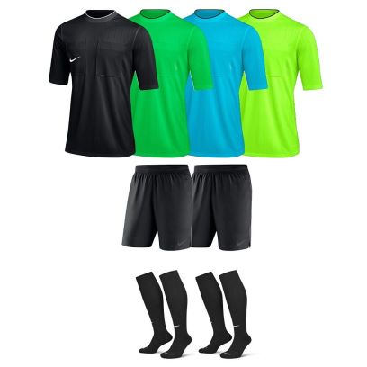 Pack Nike Arbitre de football FFF maillot manches courtes short chaussettes