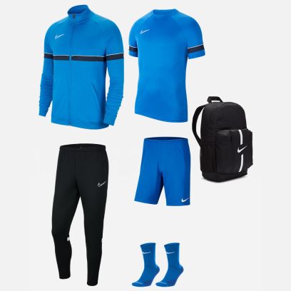 Ensemble Nike Academy 21 pour Enfant. Survêtement + Maillot + Short + Chaussettes + Sac (6 pièces)