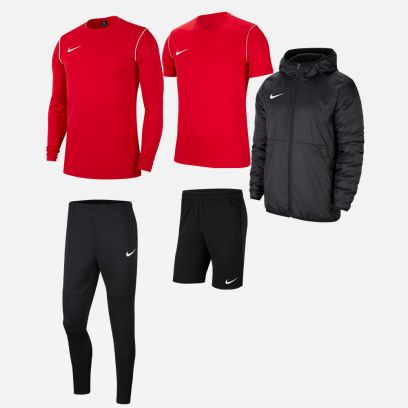 Ensemble Nike Park 20 pour Homme. Survêtement + Maillot + Short + Parka (5 pièces)