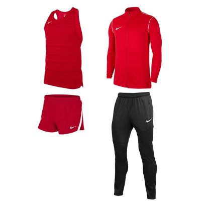 Ensemble Running Nike Park 20 homme debardeur short veste pantalon de survetement