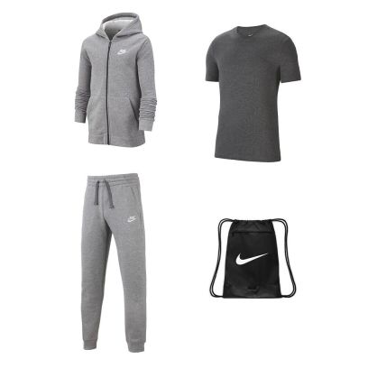 Ensemble Nike Sportswear pour enfant ensemble sweat capuche zip bas de jogging tee-shirt chaussettes BV3634 CZ0909 SX7676