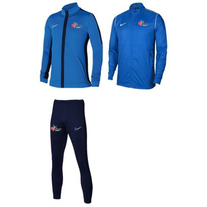 Pack Noeux Athletisme pour Enfant (3 pièces) | Veste de survêtement + Pantalon de survêtement + Veste de pluie |