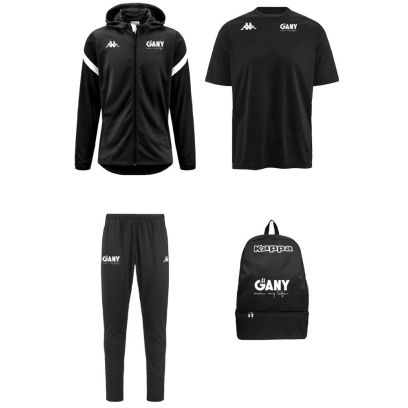 Pack Gany Run My Life pour Homme (4 pièces) | Veste de survêtement + Pantalon de survêtement + Maillot + Sac à dos |