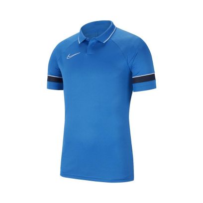 Polo Nike Academy 21 bleu royal pour Enfant CW6106-463