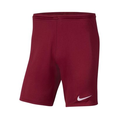 Short Nike Park III Bordeaux pour enfant