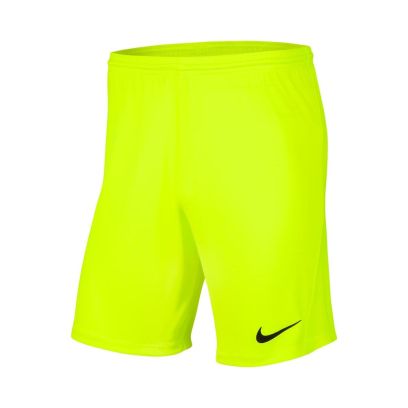 Shorts Nike Park III Fluoreszierendes Gelb für kinder