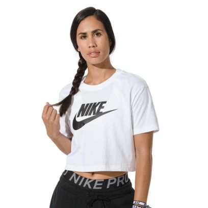 T-shirt Nike Sportswear Essential Blanc pour femme