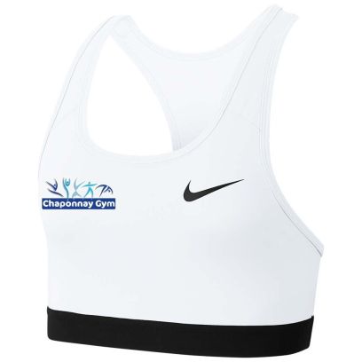 Brassière Nike Chaponnay Gym Blanc pour femme