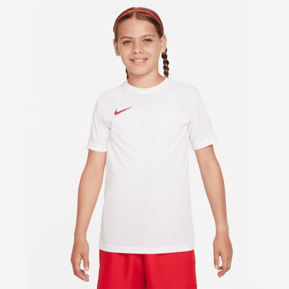 maillot nike park 7 blanc rouge pour enfant bv6741 103