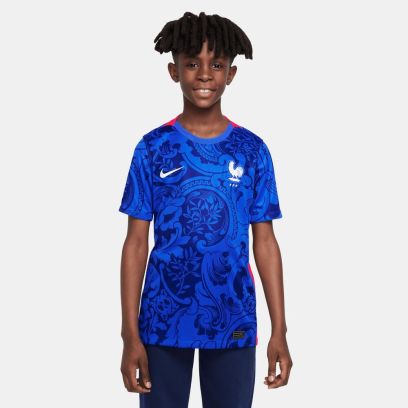 maillot foot nike fff 2022 stadium domicile enfant cv5791 439