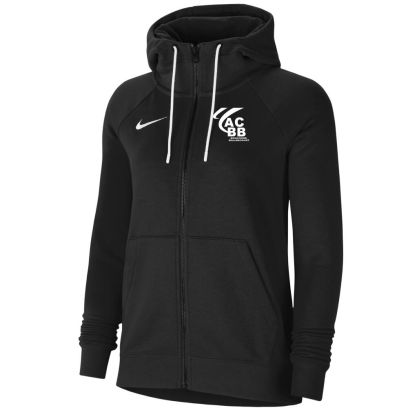 Hooded sweatshirt with zip Nike ACBB Handball Black for women