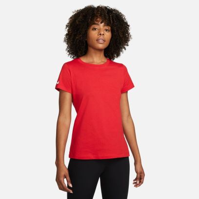 T-shirt Nike Team Club 20 Rouge pour Femme CZ0903-657