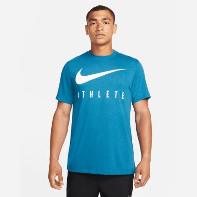 tee shirt de training dri fit bleu pour homme dd8616 457