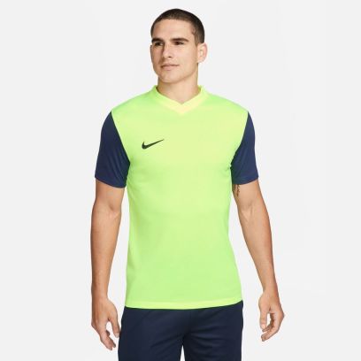 Maillot Nike Tiempo Premier II Jaune Fluo pour homme