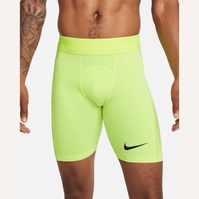 cuissard de football nike pro jaune fluo homme dh8128 702