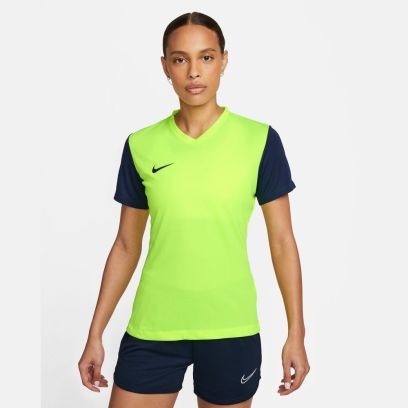 Maglia Nike Tiempo Premier II Giallo Fluorescente per donna