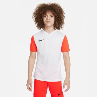 Camisola Nike Tiempo Premier II Branco e Vermelho para criança