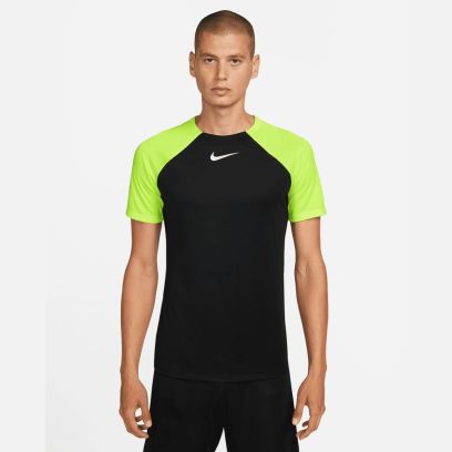 Camiseta Nike Academy Pro Negro y Amarillo fluorescente  para hombre