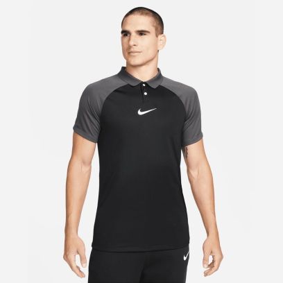 polo nike academy pro noir et anthracite pour homme dh9228 011