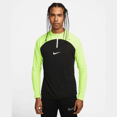 Haut d'entrainement 1/4 Zip Nike Academy Pro Noir & Jaune Fluo pour homme