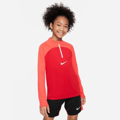 Partes de arriba con 1/4 Zip Nike Academy Pro Rojo para niño