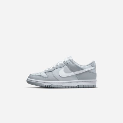 chaussures nike dunk low gris pour enfant dh9765 001