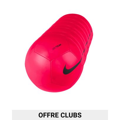 Lot de ballons Nike Pitch Team Rose