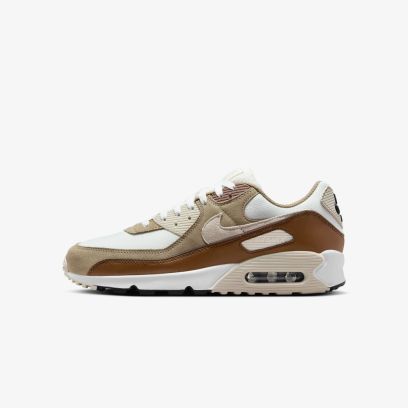 chaussures nike air max 90 beige marron pour homme dm0029 109